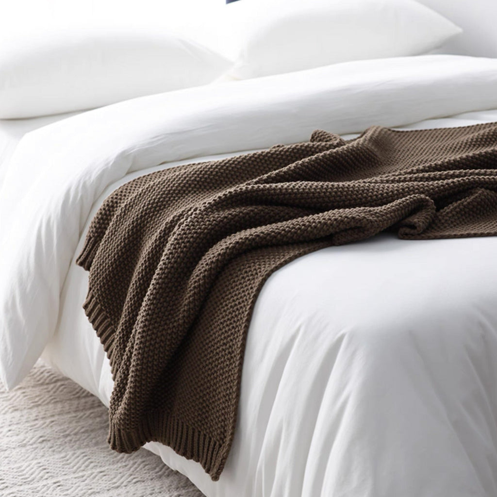 Cozy Chunky Knit Throw Blanket – The Slashop