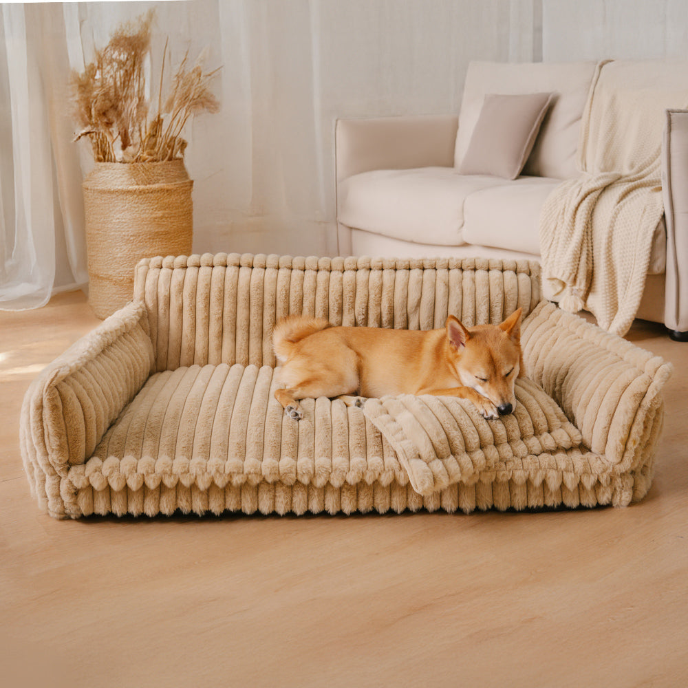 Snoozy Dream Fluffy Orthopedic Dog Sofa Bed – The Slashop